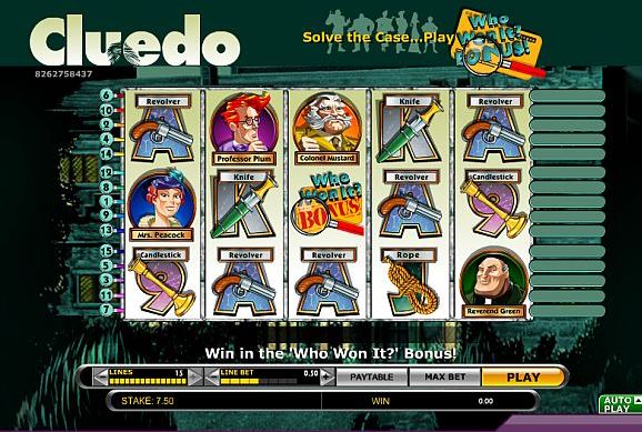 Cluedo Spielautomat von IGT